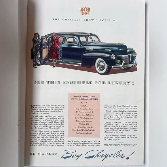 Harper’s Bazaar June 1940 Vintage Magazine – Surrealist Cover, Fashion & Ads - Picture 8 of 16